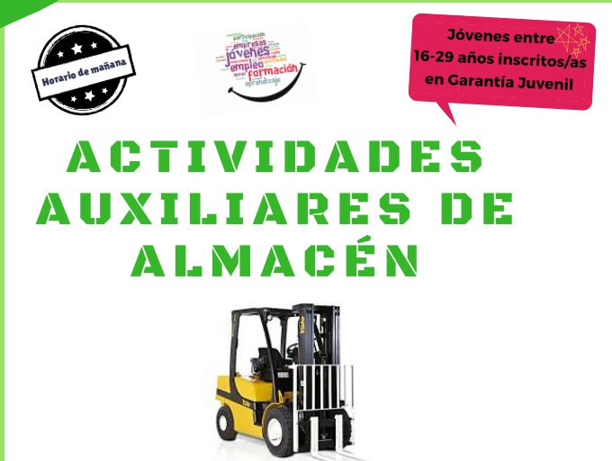 Medina del Campo: Abierto el plazo de inscripci?n para el curso de actividades Auxiliares de Almac