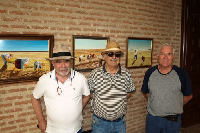 Los medinenses Freire, Fraile y Ballesteros exponen en el Ayuntamiento de Nava del Rey
