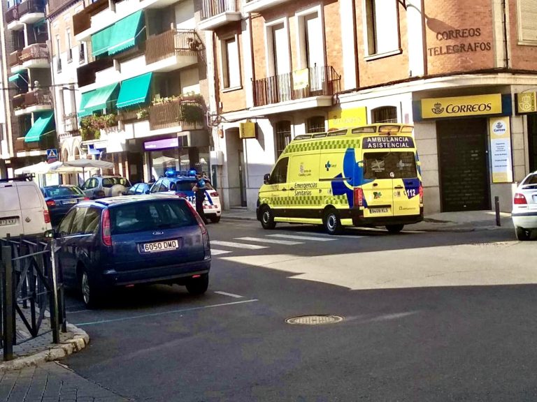 Una mujer resulta herida leve tras un atropello en Medina del Campo