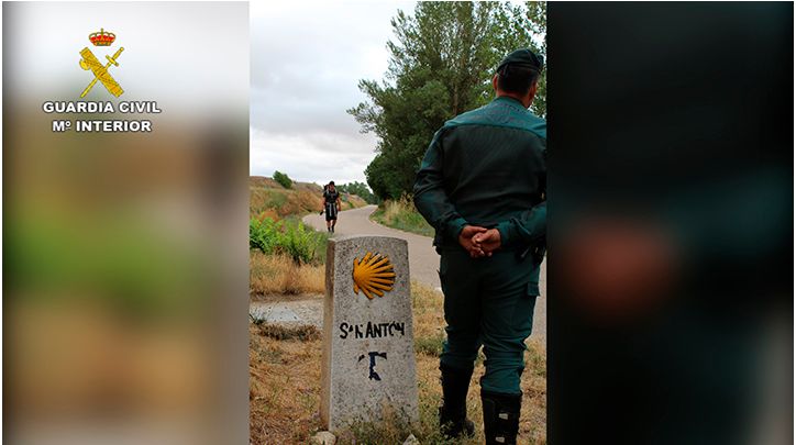 La Guardia Civil mejora la protecci?n de los peregrinos en todos los tramos del Camino de Santiago gracias a ALERTCOPS
