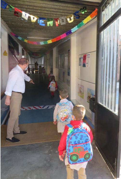 Medina del Campo: El curso de 1? de educación?n infantil del Colegio San Juan de la Cruz en cuarentena