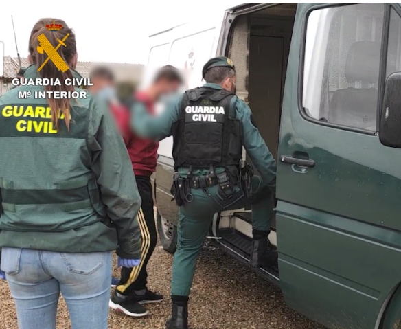 La Guardia Civil desarticula en Zamora una red dedicada a la trata de seres humanos con fines de explotación laboral