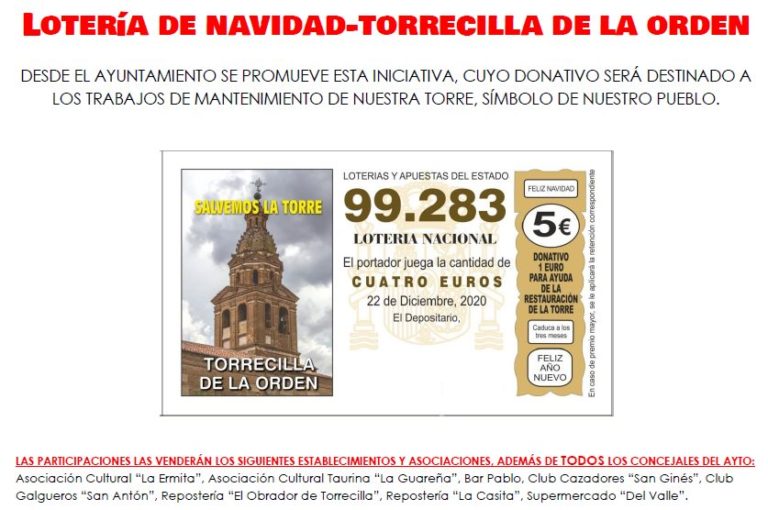 Iniciativa en Torrecilla de la Orden para la torre de la iglesia