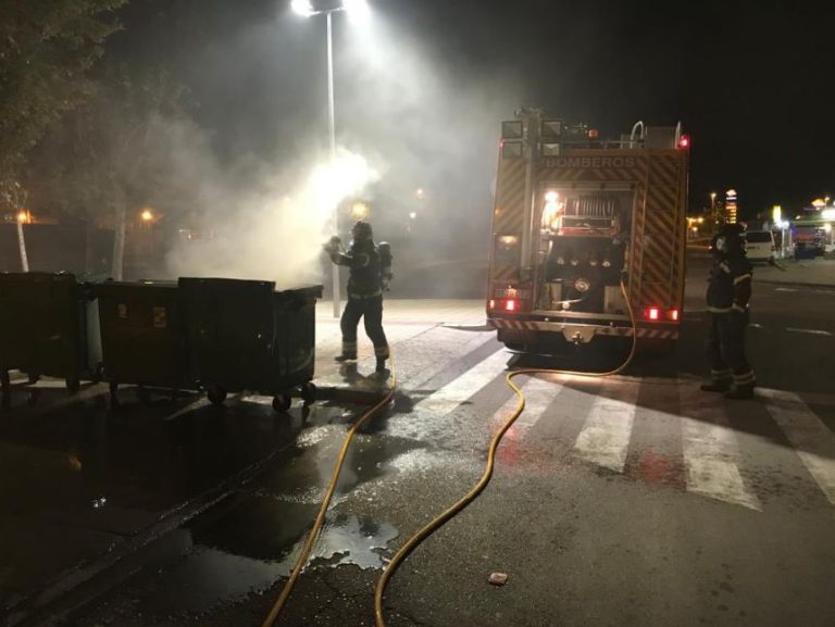 Arde un contenedor en Tordesillas