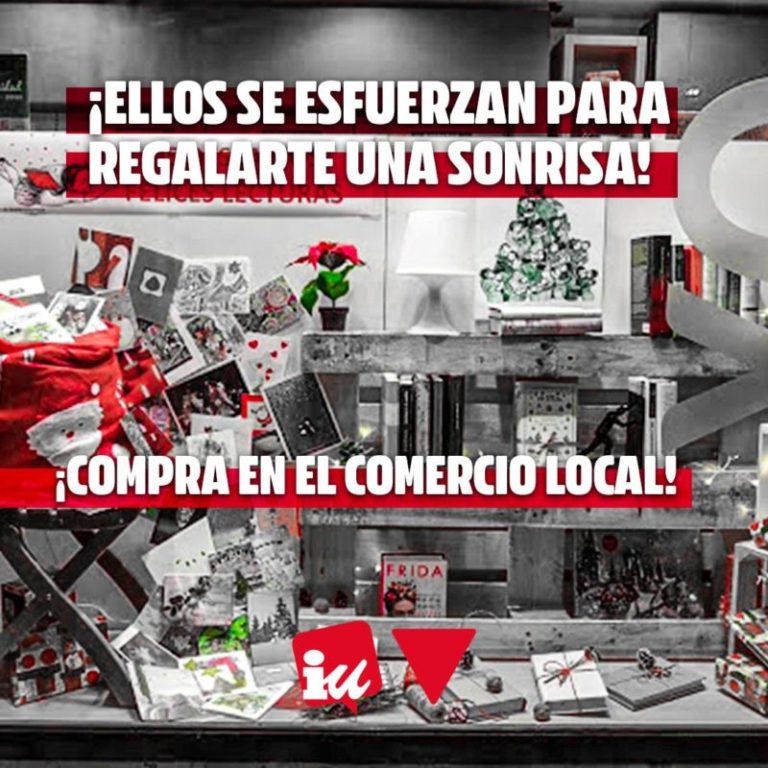 Izquierda Unida de Castilla y León muestra su apoyo al comercio tradicional de nuestros barrios.