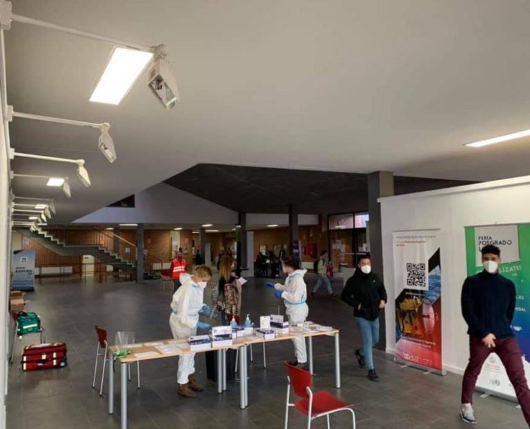 El cribado realizado en el campus de la USAL de ?vila detecta 4 positivos