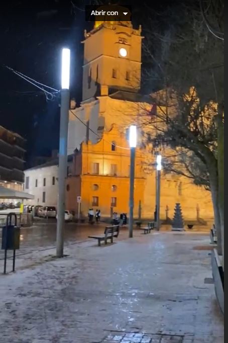 La borrasca Filomena hace su presencia en Medina del Campo