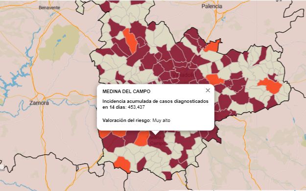 Se disparan las PCR positivas en Medina del Campo