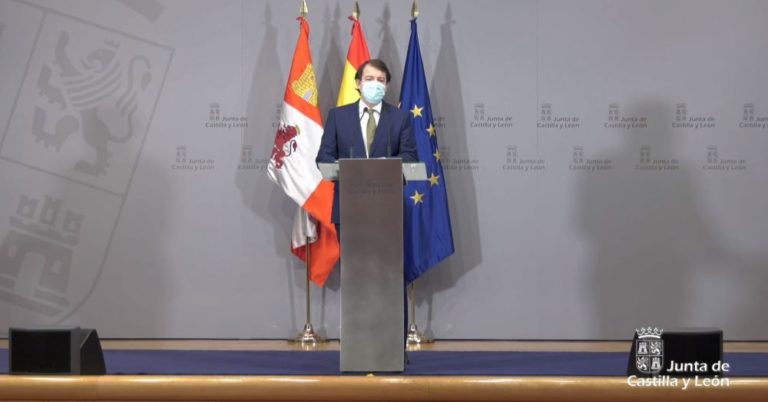 Mañueco sobre el toque de queda a las 20 horas: «Era necesario anticiparnos en la toma de medidas»
