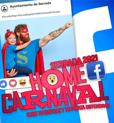 Serrada anima a los vecinos a participar en el Carnaval virtual