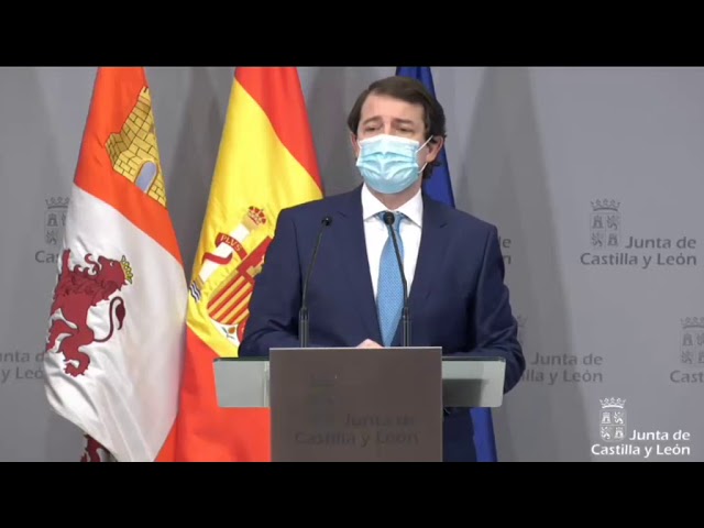 El Presidente de la Junta Fernández Mañueco acata la sentencia sobre el toque de queda