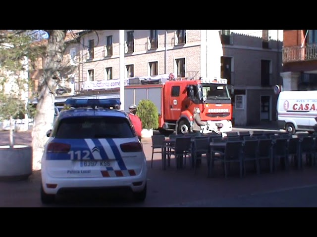 Susto en la Plaza Mayor de Medina