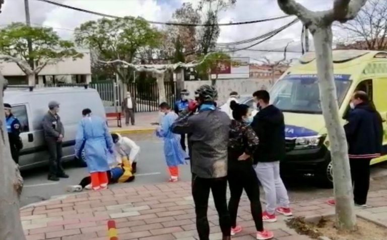 Medina del Campo: Herida una persona en un accidente entre una furgoneta y una motocicleta en la Avenida Portugal