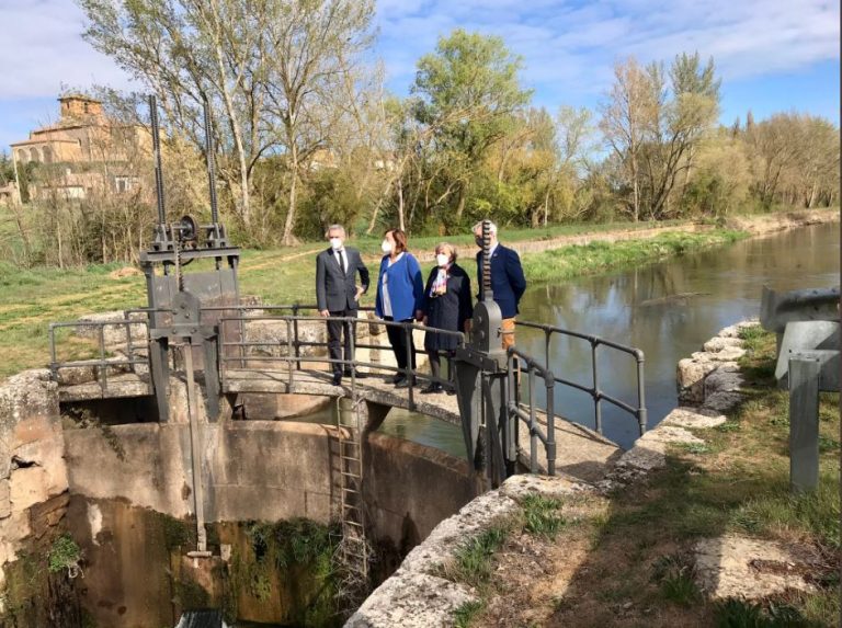 Gobierno y Diputación de Palencia unen fuerzas en la rehabilitación del puente de Naveros de Pisuerga