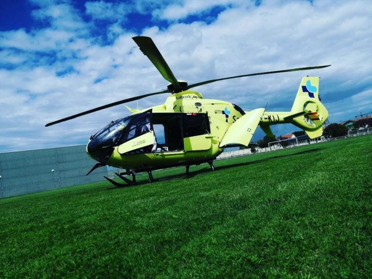 Herido un trabajador al caer en una zanja en una obra en Mozóndiga (León)