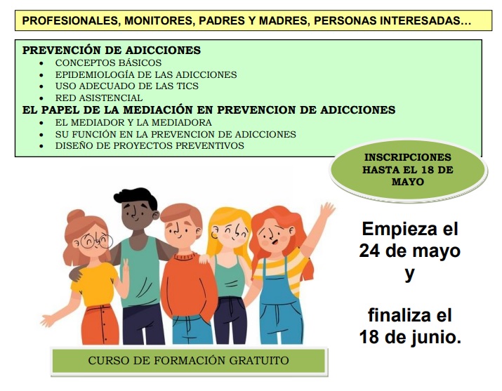 El Ayuntamiento de Medina del Campo imparte un curso sobre ‘Prevención de adicciones y animación socio-comunitaria’