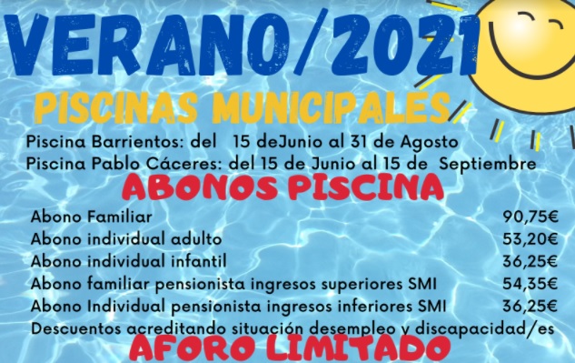 Las piscinas municipales de verano abrirán el 15 de junio en Medina del Campo