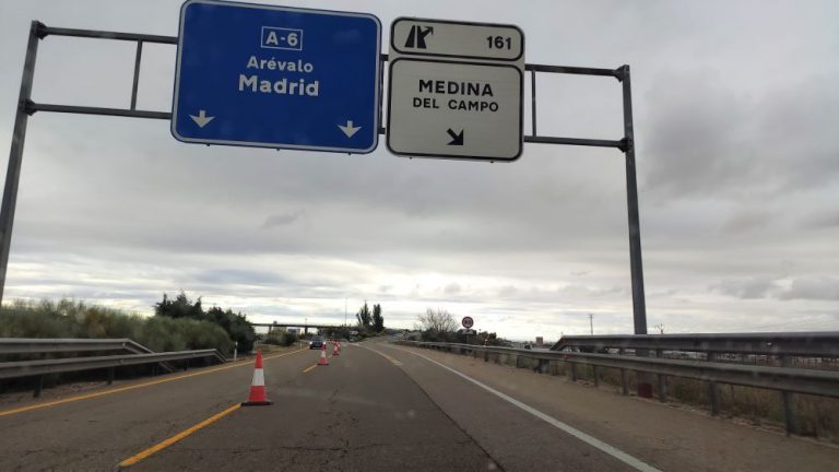 Incremento del tráfico rodado a consecuencia de las obras en los accesos a Medina del Campo