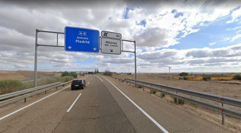 Cortes en dos de los cuatro accesos por autovía a Medina del Campo durante cinco meses