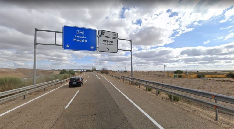 Cortes en dos de los cuatro accesos por autovía a Medina del Campo durante cinco meses