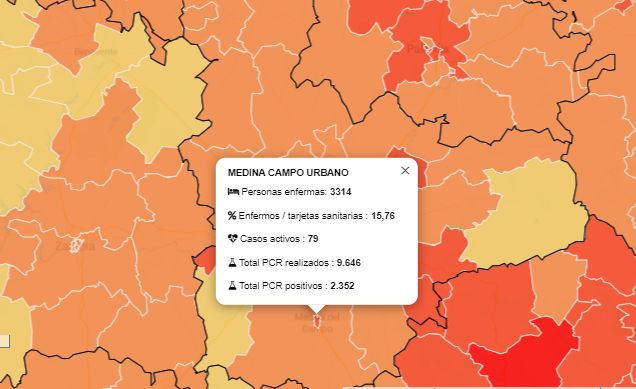 Medina del Campo registra 19 PCR positivos en la última semana