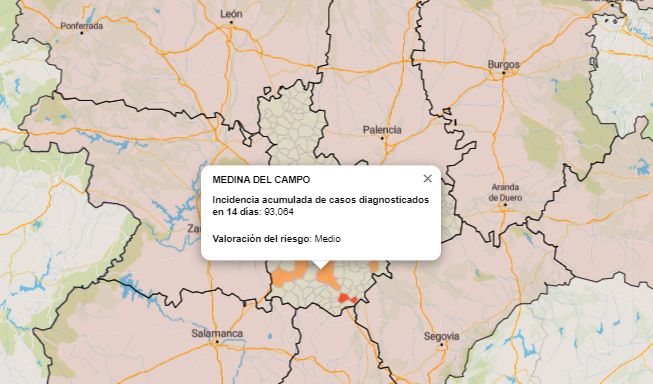 Medina del Campo: Según avanza la vacunación va disminuyendo la incidencia por COVID-19