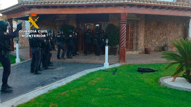 La Guardia Civil desmantela una organización dedicada al blanqueo de capitales procedente del narcotráfico