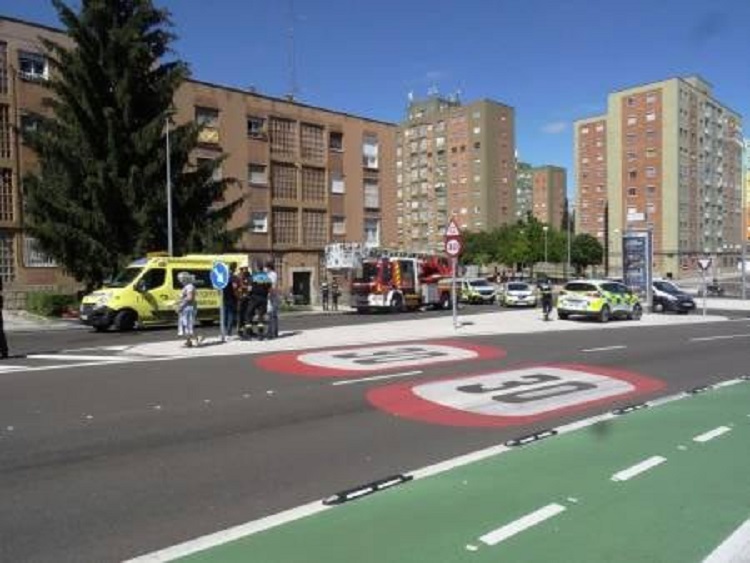 Dos menores, afectadas por inhalación de humo en el incendio en una vivienda de Salamanca