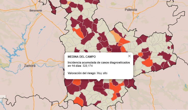 Medina del Campo registró ayer su peor cifra de contagios de los últimos siete meses