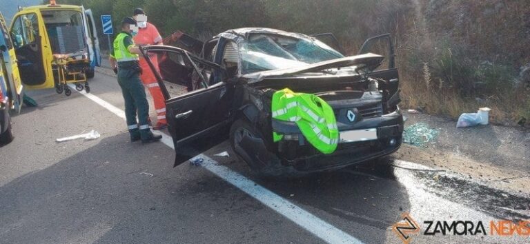 Heridas siete personas en tres accidentes de tráfico en la zona de Sanabria