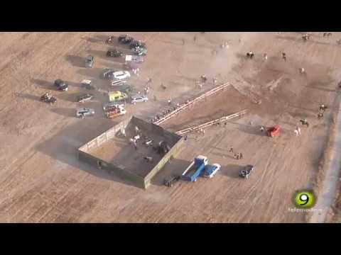 Recuerdos – Encierro completo de Medina visto desde el aire – San Antolín 2018