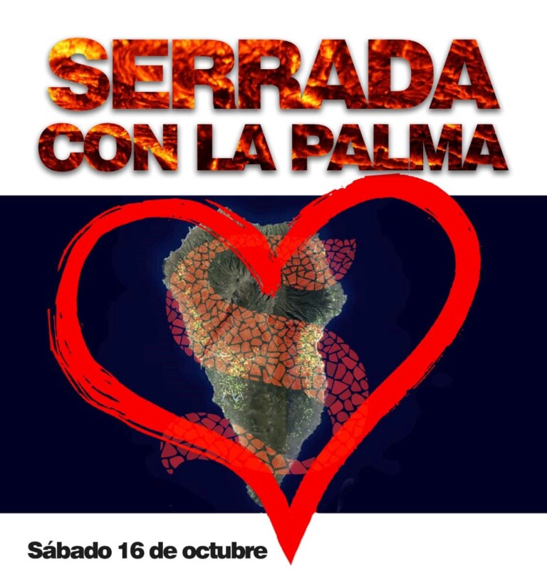 Serrada organiza un evento para apoyar a los afectados por el volcán de La Palma