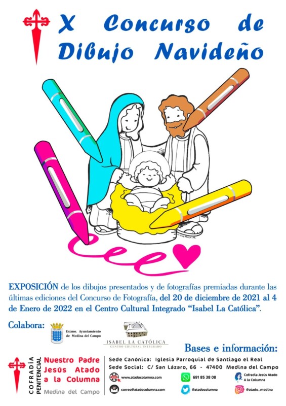 Décimo concurso de dibujo navideño de la Cofradía de Jesús Atado a la Columna