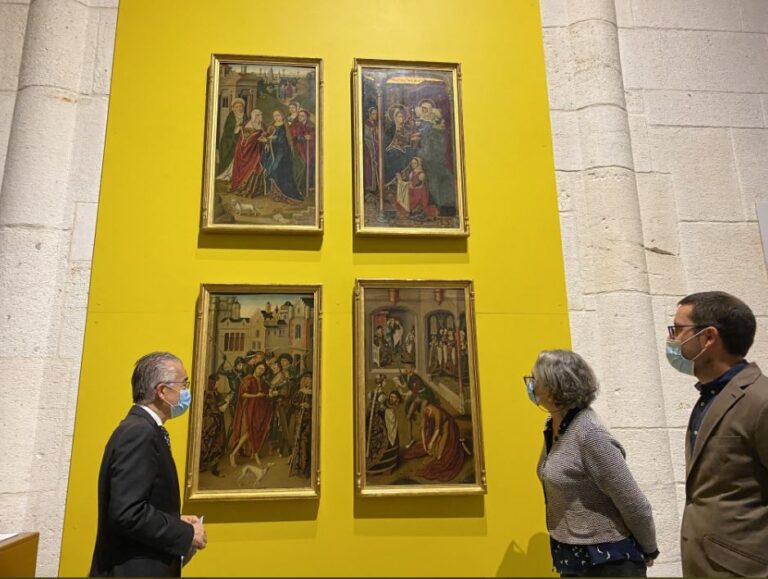 El intercambio entre pinacotecas conlleva la vuelta temporal a Burgos de las Tablas de Miraflores