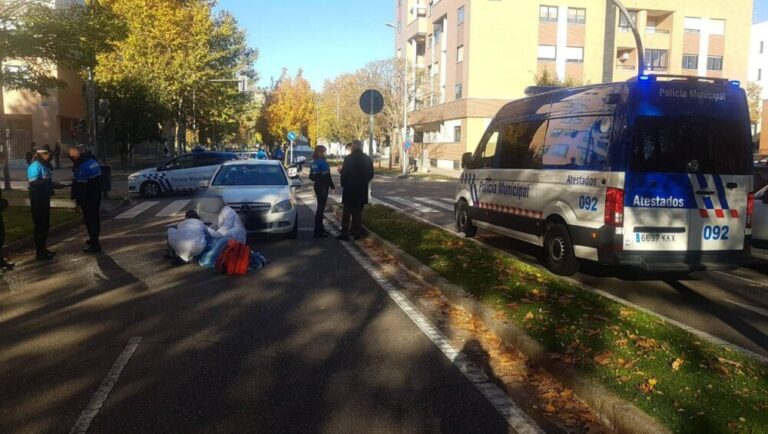 Herida una mujer tras sufrir un atropello en Valladolid
