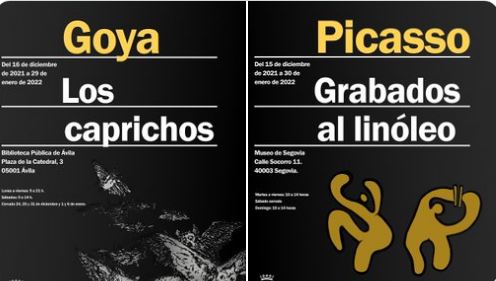 Los caprichos de Goya a Ávila y Picasso a Segovia