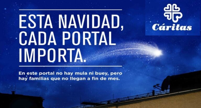 Cáritas Medina solicita colaboración porque “Esta Navidad, cada portal importa”