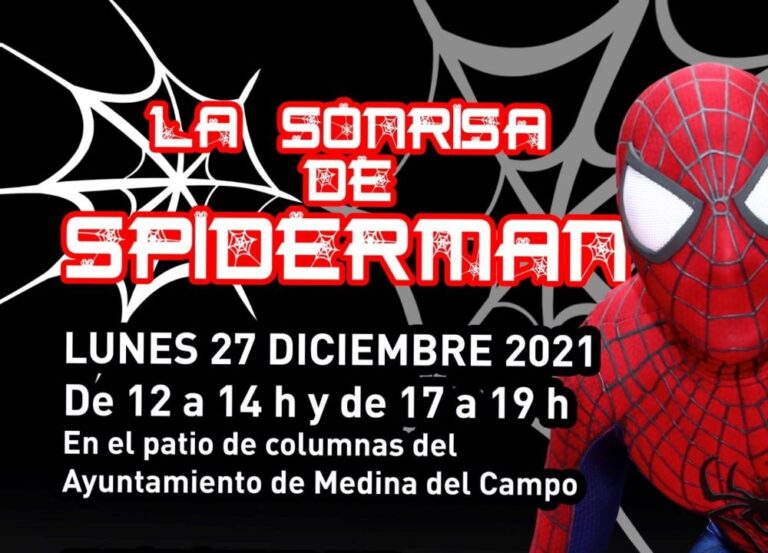 Spiderman visita este lunes Medina del Campo por una buena causa