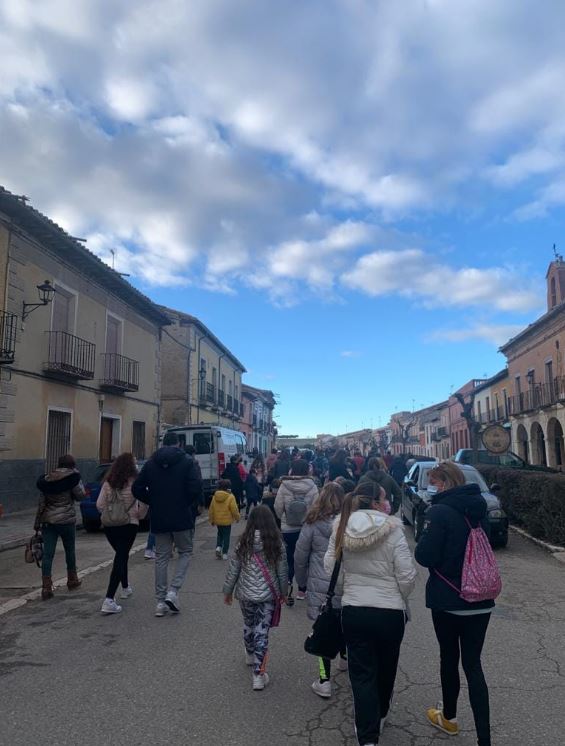 Nava del Rey: Una Marcha solidaria recauda fondos para los afectados del volcán de la Palma