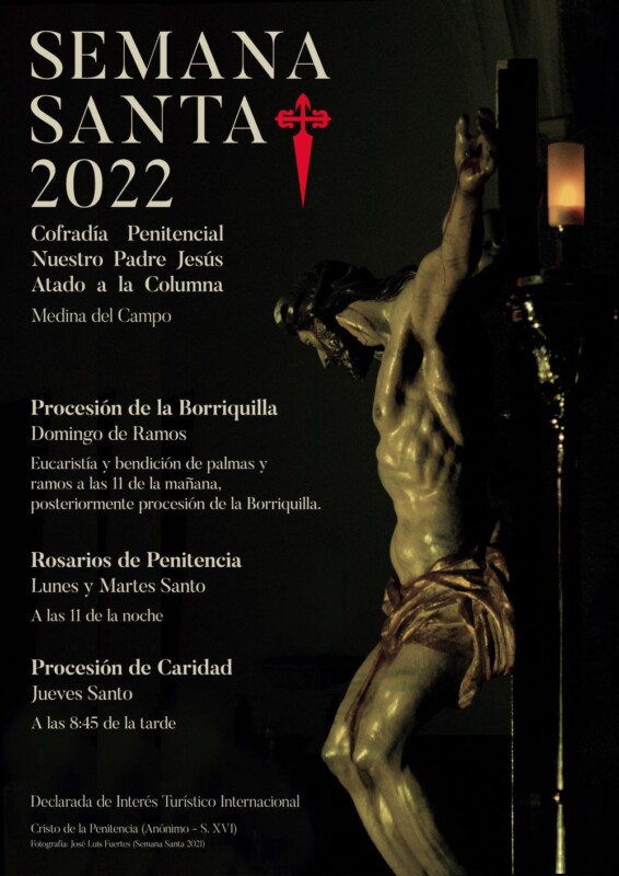 La obra de José Luis Fuertes, cartel de la Semana Santa 2022 de la Cofradía de Jesús Atado