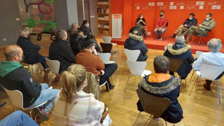 Encuentro con la militancia del PSOE en Medina del Campo