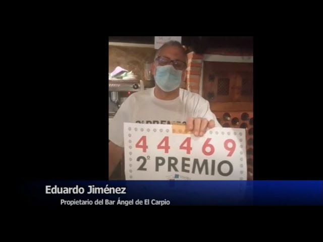 Euforia en «El Carpio» por la lluvia de euros en el sorteo del Niño