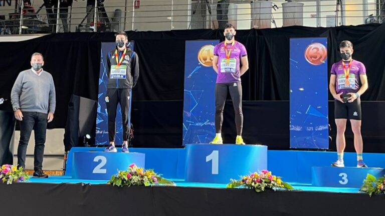 Sergio Juárez consigue el bronce en el Campeonato de España en Pista Cubierta