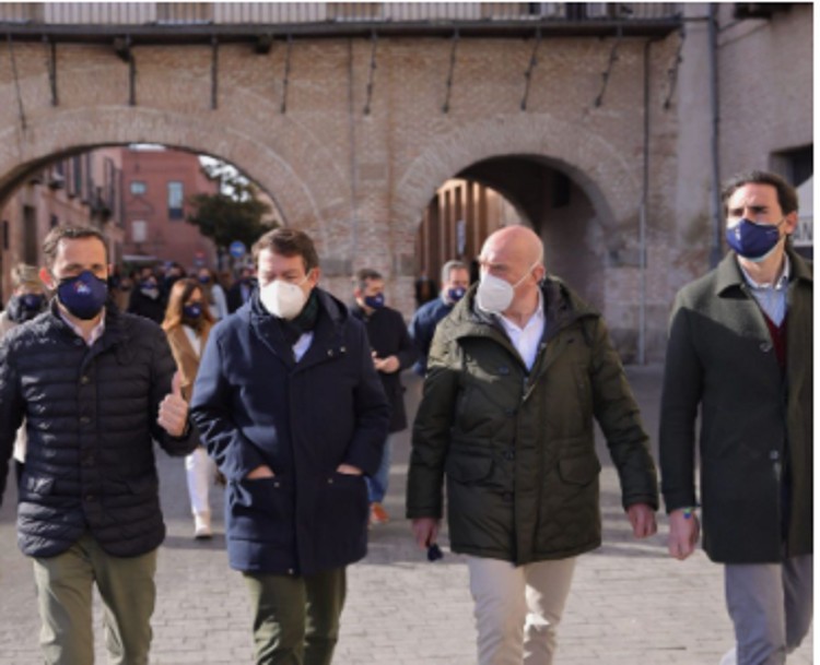 Alfonso Fernández Mañueco asiste a Medina del Campo este domingo para apoyar a la candidatura popular