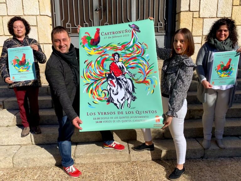 Castronuño presenta el cartel de los ‘Versos de los Quintos 2022’ y la ‘II Jornada de Degustación del Pincho de Gallo de Corral’