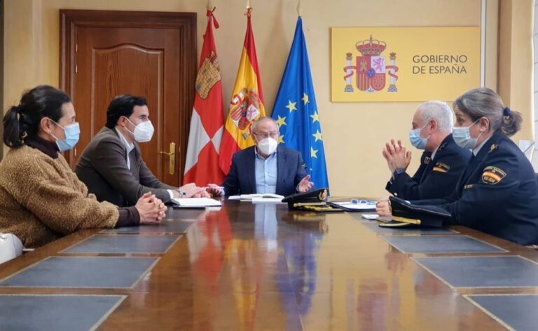 Reunión con el subdelegado del Gobierno sobre la seguridad de Medina del Campo