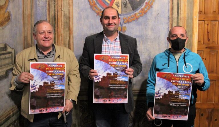 Jornada de kickboxing en Medina del Campo con el Campeonato de Castilla y León el sábado 12 de marzo