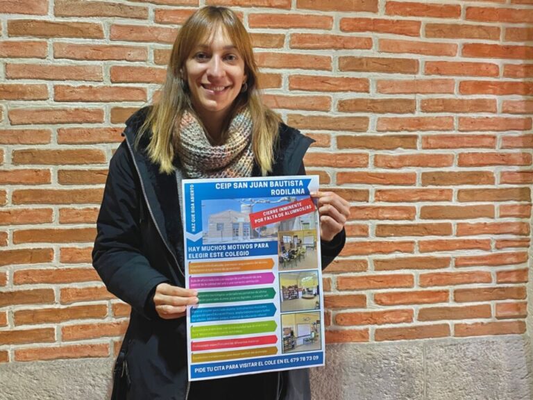 Marta Valdés: «Si no tenemos escuela que ofrecer, es dejar morir una parte de Rodilana»