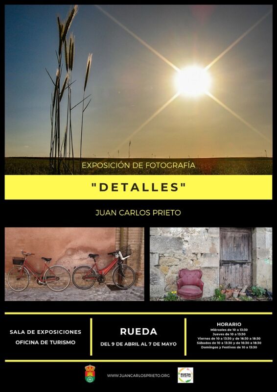 Rueda: Inauguración de la exposición “DETALLES” de Juan Carlos Prieto Torres