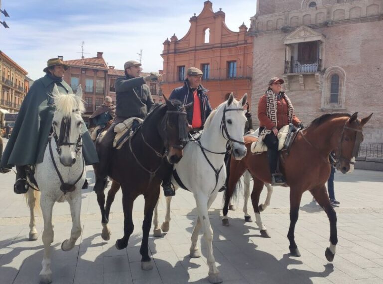Llegan los jinetes de la Ruta Nebrisense a Medina del Campo